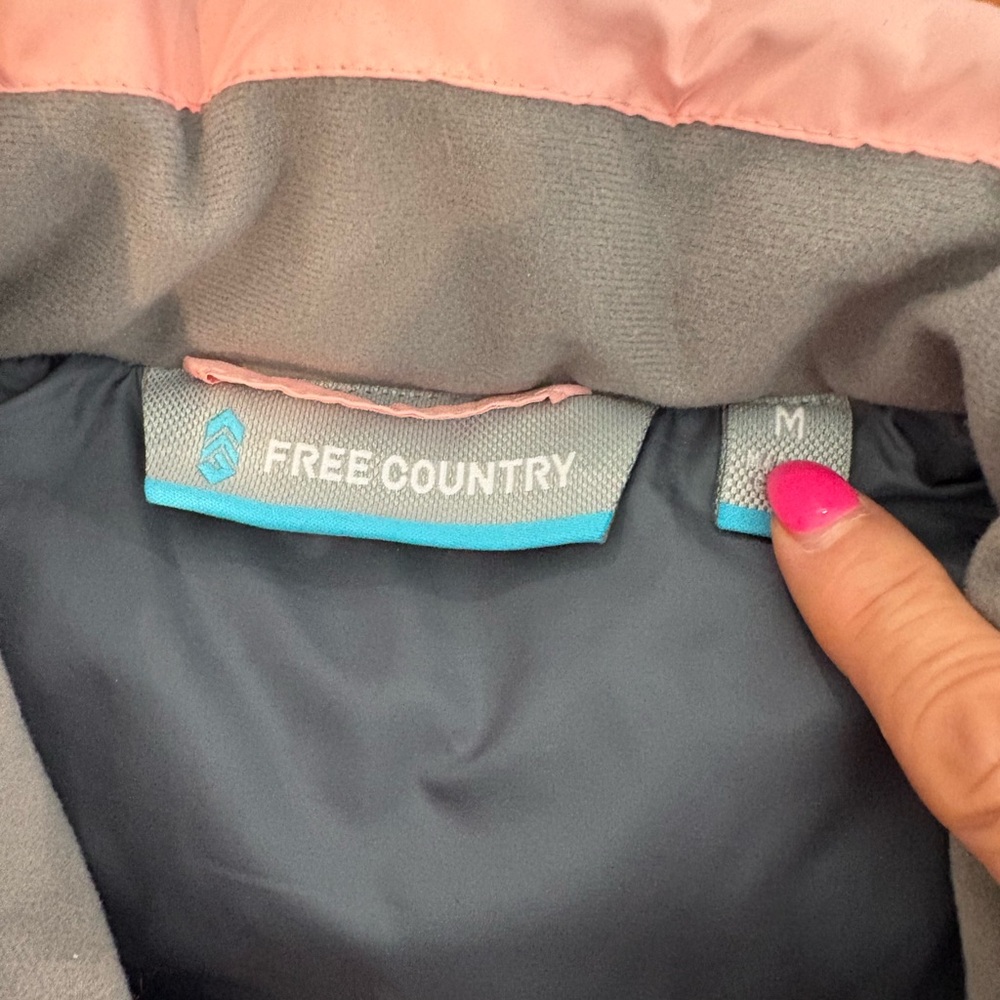Free Country Light Pink Quilted Vest - Picture 4 of 4